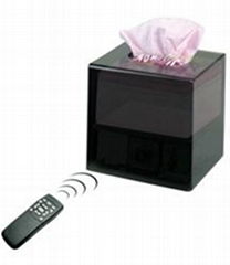 Spy Tissue box covert dvr camera with remote control