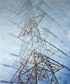 Power Transmission Line Tubular Steel Tower 1