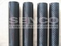 3K woven carbon fiber tubes