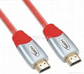 1.4v high speed hdmi cable with metal body support 3D & 4K 1