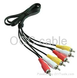 3RCA to 3RCA cable  AV cable