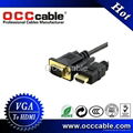 gold-plated hdmi to VGA 15pin cable  1