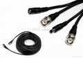 BNC cable for CCTV camera BNC+DC cable 1