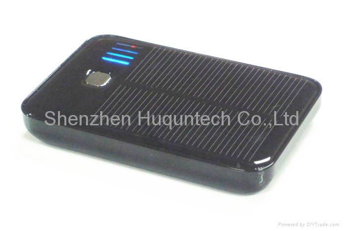 New 5000mah solar charger for iphone ipad etc.