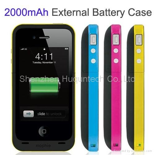 2000mah  portable charger for iphone4 4S 1