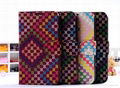 for Samsung galaxy N7100 Leather Case With Colorful Pattern 2