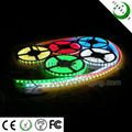 multi color high brightness 12V RGB 5M/Roll decorative led flexible strip light