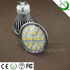 Wide voltage AC85-265v SMD5050 led spot light with gu10/e27/e14 base