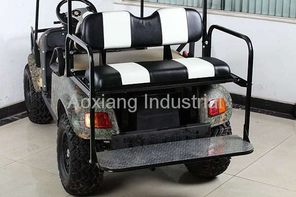 Golf cart parts rear flip seat kits used as rear cargo box 4