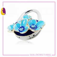  See larger image Free Shipping Hot selling Fashion Mix Color Flower Bag Hanger 