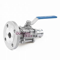 Flanged ball valve