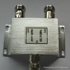 RF component 800-2500MHz 2-way Power Divider  N female connector
