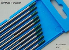 WP Polished Green Tip Pure Tungsten Electrodes for TIG Welding
