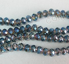 faceted rondelle crystal beads wholesale from China beads factory