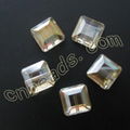 hexagon Chinese cut crystal beads