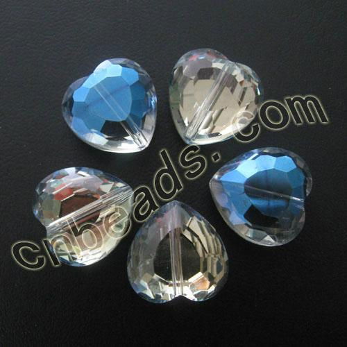 heart Chinese cut crystal beads wholesale from China beads factory 3