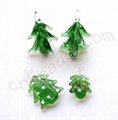 lampwork Christmas tree charms wholesale from China beads factory 1
