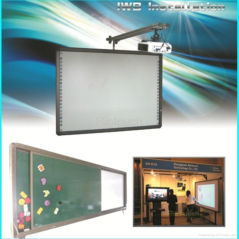 IR multi touch interactive smart whiteboard for education made in China for sale 4