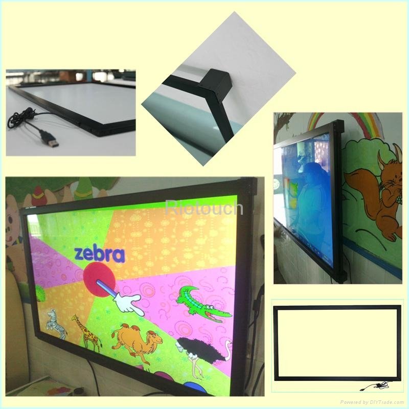 LCD or LED TV 55 inch touch screen overlay kit with USB 4
