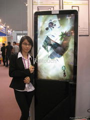 42 inch standing interactive information display for advertising and exhibition
