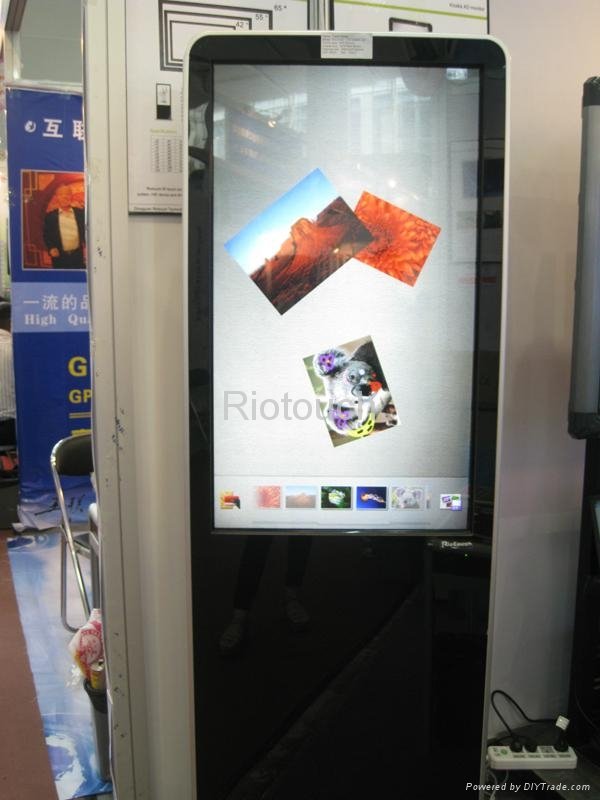 42 inch indoor interactive touch information kiosk for advertising
