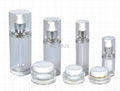 Acrylic Airless Cosmetics Lotion Bottle  3