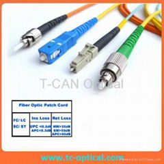 LC SC ST FC Fiber Optic Patch Cord