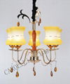 8035/5 European antique glass chandelier 1