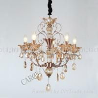 8058/5 European crystal candle chandelier