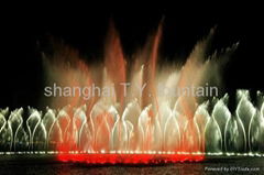 Musical spouting fountain and water curtain project of Shanghai Jinshan Seafood 