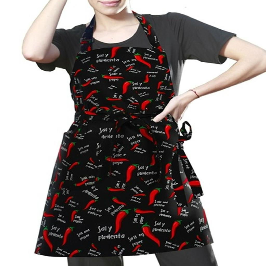 Kitchen Cotton Adjustable Kitchen Apron