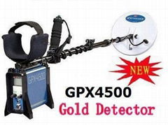 underground treasure metal detector with rechargeable battery GPX4500