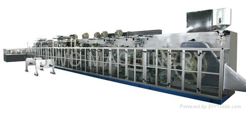 high speed machinery for baby diapers 