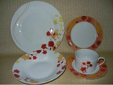 20 pcs porcelain round shape dinnerware set 2