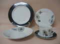 20 pcs porcelain round shape dinnerware set 2