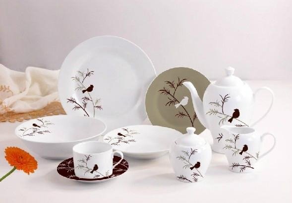 20/30 pcs porcelain round shape dinnerware set