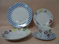 20 pcs porcelain round shape dinnerware