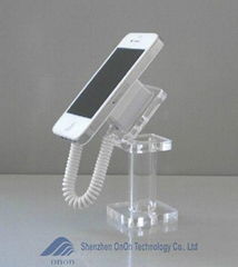 Mechanical security display rack for cellphone