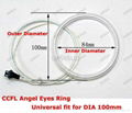 Wholesale 7000K Ultra White CCFL Angel Eyes Halo Rings Universal Fit Car Light  2