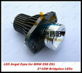 10W CREE LED Angel Eyes for BMW E90 E91 LED Marker headlight 1