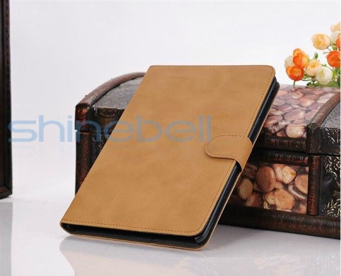 For IPad 2 3 Antique triple holster frosted Leather Case  PU smart cover Leather 3