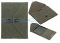 For ipad 2/3 PU demin jeans leather case  2