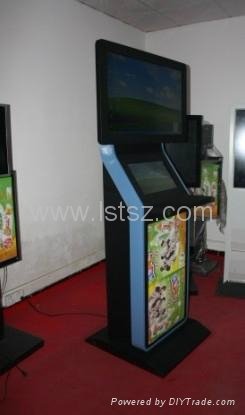 Touch Screen LCD advertising Display Free Standing Kiosk  