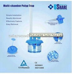 Multi-chamber Polyp Suction Trap