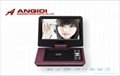 Portable DVD player with USB port and SD card  2