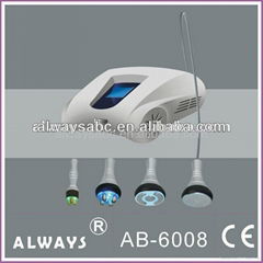 Portable cavitation and rf system machine