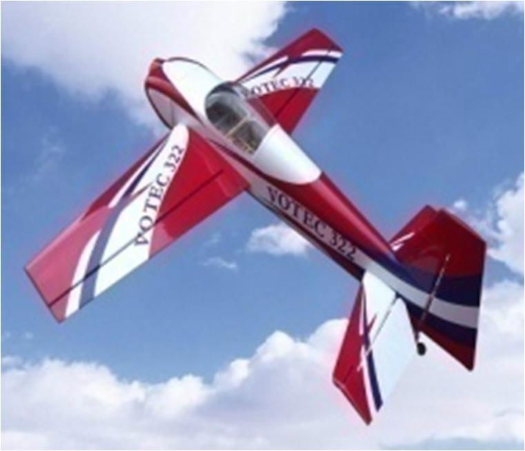 R/C airplane model