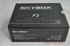 most popular full hd digital satellite receiver skybox F3