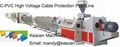 C-PVC cable protector pipe extrusion line 