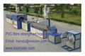 PVC fiber reinforced hose extruder machine 